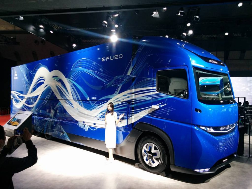 Daimler Trucks เปิดตัว รถบรรทุกไฟฟ้าต้นแบบ E-Fuso Vision One 