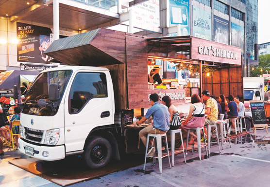 รถบรรทุกขายอาหารเคลื่อนที่ food truck