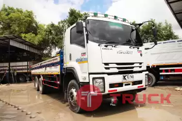 ขายสิบล้อกระบะเหล็ก ISUZU FVM 240 แรงม้า ปี 60 โทร 081-3739793 หรือ 092-2757712