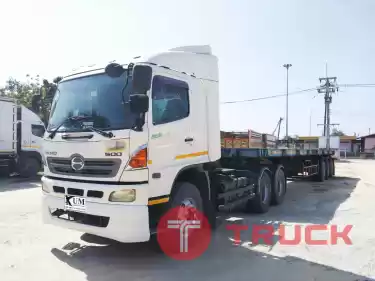 ขายสิบล้อหัวลาก HINO 500 330 แรงม้า ปี 53 + หางพื้นเรียบ ปี 53 โทร 081-3739793 หรือ 092-2757712