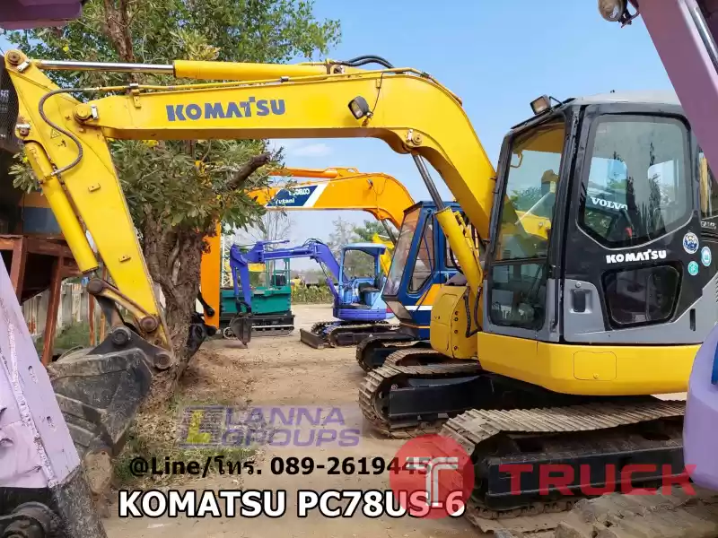 ขายรถขุด KOMATSU PC78US-6