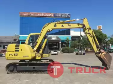 KOMATSU PC60-7 นำเข้าจากญี่ปุ่น สภาพพร้อมใช้งาน โทร 089-0080077,089-0050007,086-0044333,065-8844400 www.sangenjp.com www.nmc99.com