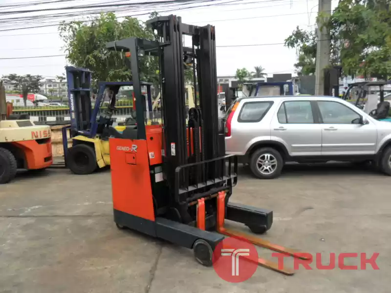ขายฟอร์คลิฟท์ TOYOTA ยืนขับ รุ่น 7FBR15 ขนาด 1.5 ตัน สภาพดี รถมือสองนำเข้าจากญี่ปุ่น