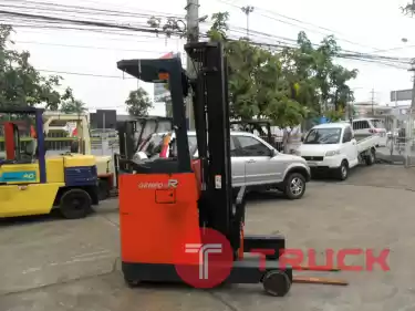 ขายฟอร์คลิฟท์ TOYOTA ยืนขับ รุ่น 7FBR15 ขนาด 1.5 ตัน สภาพดี รถมือสองนำเข้าจากญี่ปุ่น