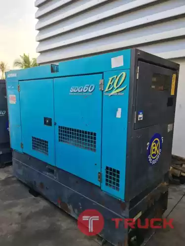 SDG60S EQ- ปั่นไฟ แอร์แมน มือสอง 50/60kva. เครื่อง 4BG1 by OEK 098-5625920