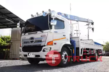เข้าใหม่จ้าาา หกล้อเครน HINO VICTOR 240 แรงม้า ปี 59