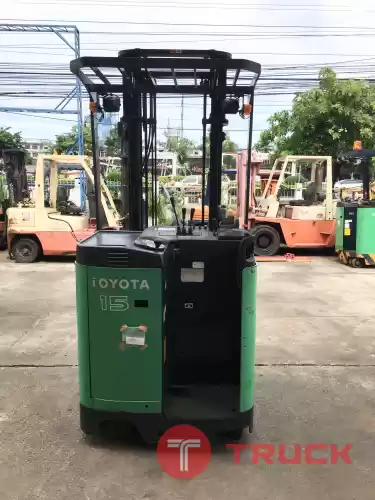 ขายฟอร์คลิฟท์ TOYOTA รุ่น 7FBRS15 ขนาด 1.5 ตัน เสายกสูง 4 เมตร สภาพดี รถมือสองนำเข้าจากญี่ปุ่นราคาไม่แพง