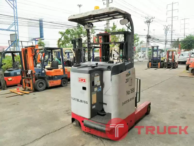 ขายฟอร์คลิฟท์ NICHIYU รุ่น FBRM20-75B-300 รถยืนขับระบบไฟฟ้า ขนาด 2 ตัน รถมือสองสภาพดี นำเข้าจากญี่ปุ่นราคาไม่แพง