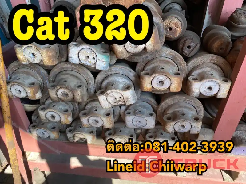 โรเลอร์ cat320 เก่านอก ขายอะไหล่แบคโฮ 0814023939