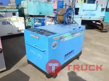 Airman PDS70S เครื่องปั๊มลม 70CFM พร้อมสายลม โทร.080-6565422 หนิง