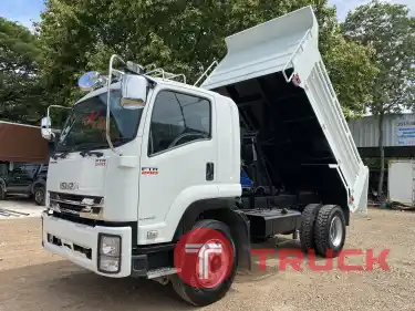 ขายรถหกล้อดัมพ์ ISUZU รุ่น FTR 240 ปี 57 สีขาว