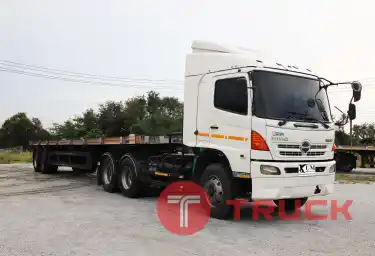 ขายสิบล้อหัวลาก HINO QDR 500 344 แรงม้า ปี 52 + หางพื้นเรียบ ปี 54 โทร 081-3739793 หรือ 092-2757712