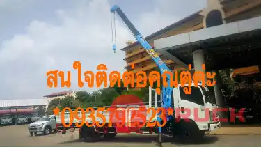 รถบรรทุก6ล้อ กลาง 190,210 แรงม้าติดเครน 3 ตัน