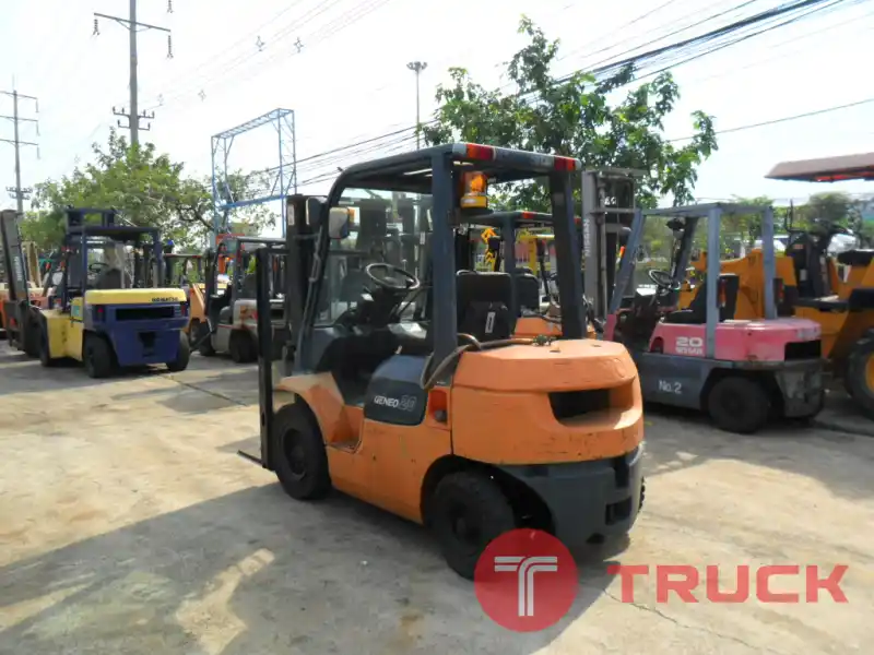 ขายฟอร์คลิฟท์ TOYOTA รุ่น 42-7FG20 เครื่องเบนซิน เกียร์ออโต้ ขนาด 2 ตัน เสายกสูง 3 เมตร รถมือสองสภาพดี นำเข้าจากญี่ปุ่น