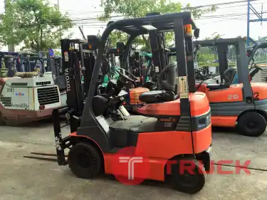 ขายฟอร์คลิฟท์ TOYOTA รุ่น 7FBH15 รถไฟฟ้า ขนาด 1.5 ตัน เสายกสูง 3 เมตร รถสภาพดี ราคาไม่แพง