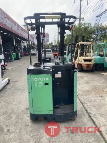 ขายฟอร์คลิฟท์ TOYOTA รุ่น 7FBRS10 รถไฟฟ้า ขนาด 1 ตัน เสายกสูง 4 เมตร รถมือสองสภาพดี นำเข้าจากญี่ปุ่น ราคาไม่แพง