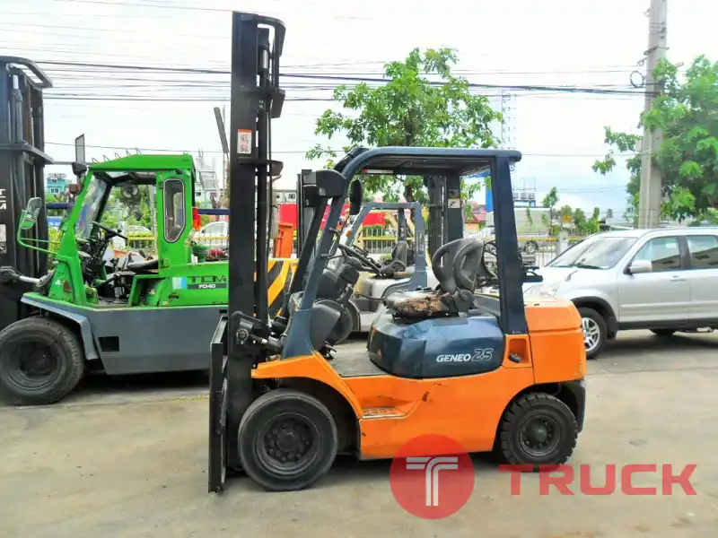 ขายฟอร์คลิฟท์ TOYOTA รุ่น 40-7FG25 เครื่องเบนซินแก๊ส ขนาด 2.5 ตัน เสายกสูง 4.5 เมตร รถสภาพดีนำเข้าจากญี่ปุ่น ราคาไม่แพง