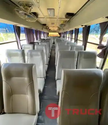 รถบัส 49 ที่นั่ง ยาว 11.5 ม. ISUZU FTR340ZL-240 แรง ปี 55 วิ่ง 60,000 กก. หัวบางเดิม ภายในสวย แอร์เย็นพร้อมพัดลม