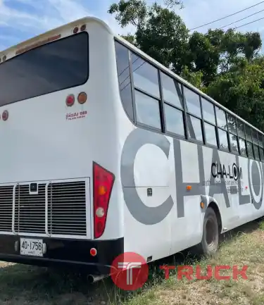 รถบัส 49 ที่นั่ง ยาว 11.5 ม. ISUZU FTR340ZL-240 แรง ปี 55 วิ่ง 60,000 กก. หัวบางเดิม ภายในสวย แอร์เย็นพร้อมพัดลม