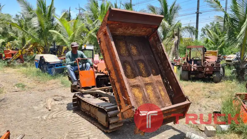 ขาย รถบรรทุกตะขาบ ดั๊มเปอร์ แทรคเหล็ก KUBOTA ดีเซล 2 สูบ กระบะ 135x180 cm ทั้งคัน 3 ม บรรทุก 2-3 ตัน