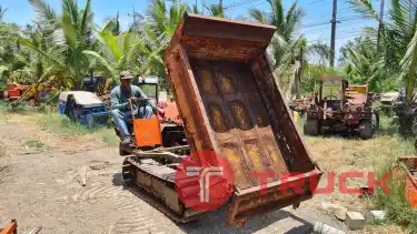 ขาย รถบรรทุกตะขาบ ดั๊มเปอร์ แทรคเหล็ก KUBOTA ดีเซล 2 สูบ กระบะ 135x180 cm ทั้งคัน 3 ม บรรทุก 2-3 ตัน