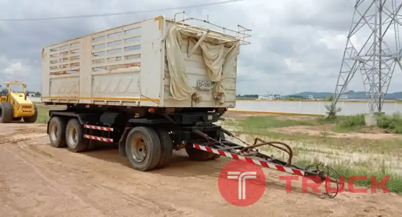 รถดั้มลูกพ่วง 3 เพลา