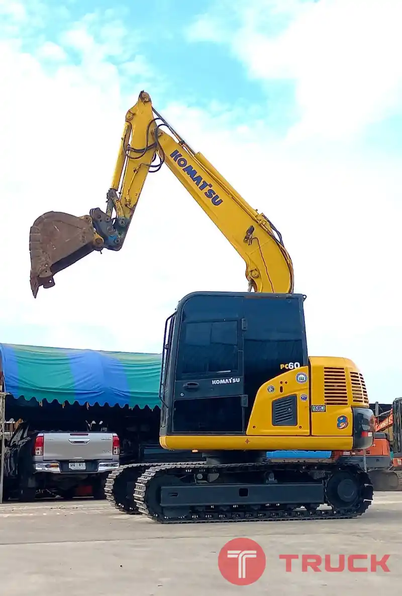 แบคโฮนำเข้ามา ยังไม่เคยใช้งานในไทย 635,000 บาท KOMATSU PC60 รุ่น 8 ปี 2022 ทำงาน 4,000 ชั่วโมงแท้ ภายในสวย ปั้มแรง เอวแน่น เอกสารอินวอยท์