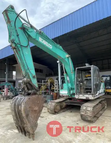แบคโฮ 120 มีไลน์หัวเจาะ เก่านอกยังไม่เคยใช้งานในไทย 645,000 บาท KOBELCO YUTANI SK120 Mark 3 ซีเรียลสูง LP-06828 ไฟฟ้าครบ