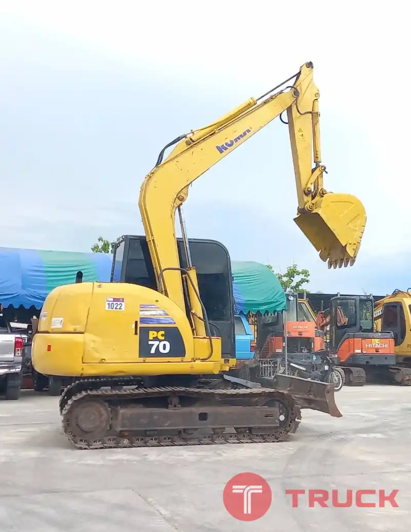 แบคโฮนำเข้ามา ยังไม่เคยใช้งานในไทย 699,000 บาท KOMATSU PC70 รุ่น 8 นำเข้ามาปี 2022 ทำงาน 4,807 ชม.