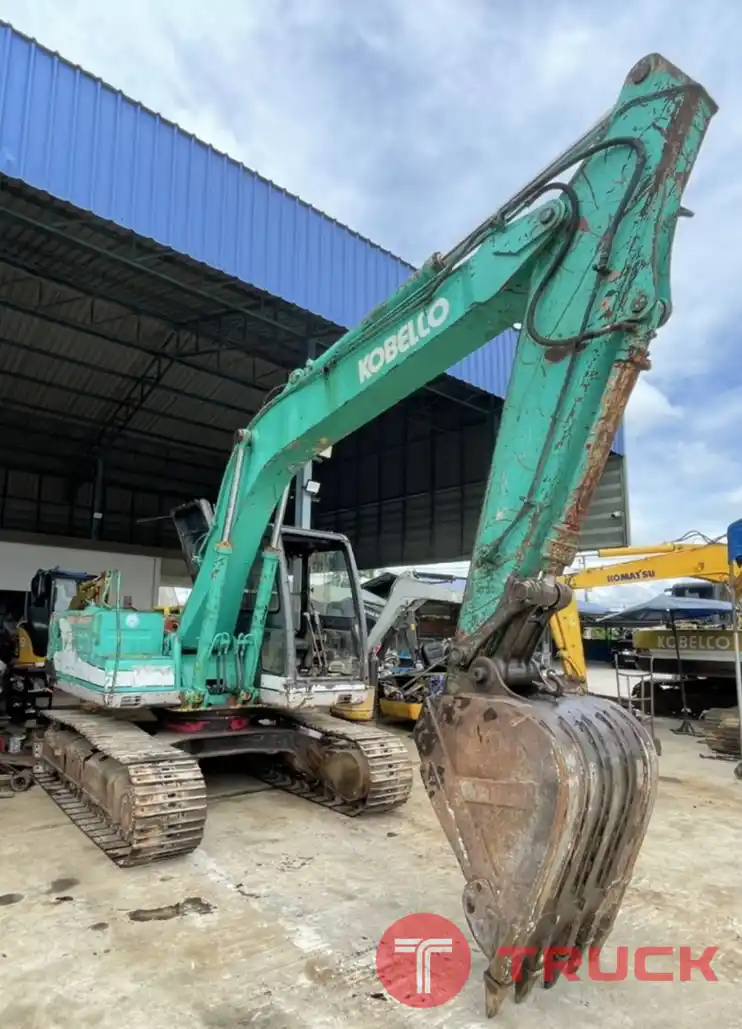 แบคโฮ 120 มีไลน์หัวเจาะ เก่านอกยังไม่เคยใช้งานในไทย 645,000 บาท KOBELCO YUTANI SK120 Mark 3 ซีเรียลสูง LP-06828 ไฟฟ้าครบ