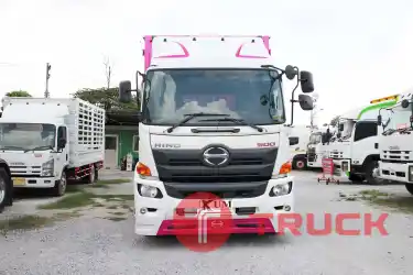 KUM คอร์เปร์เรชั่น จำกัด(สำนักงานใหญ่)HINO VICTOR 500 รถ 6ล้อ ตู้สิบบาน เพลาเดียว ปี 2559
