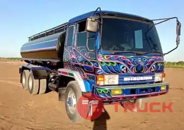 รถน้ำสิบล้อ 2 เพลา 755,000 บาท MITSU FUSO 195 แรง 16,000 ลิตร ระบบน้ำพร้อมใช้ แคสชีสวย FN527M-TC0291 เครื่อง 6D16-195 แรง