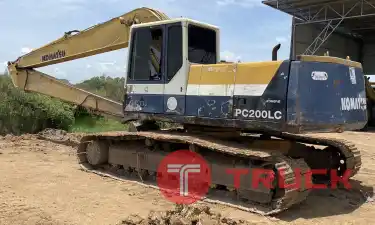 แบคโฮ บูมยาว 16 เมตร แท้ 755,000 บาท KOMATSU PC200LC-5 คอลโทรลสั้น เครื่องเดิม 6D95L-Turbo แรงดี โซ่หนา เอวแน่น ไฟฟ้าครบ