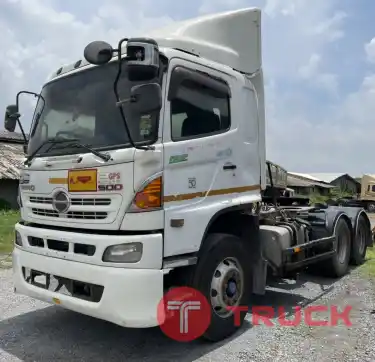สิบล้อหัวลาก 2 เพลา 1,050,000 บาท HINO FM2P-380 แรง ปี 58 หัวบางเดิม ภายในสวย แอร์เย็น ยางดี แซสซีสวย