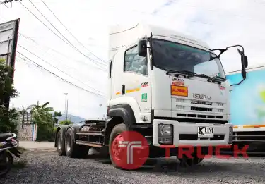 KUM คอร์เปร์เรชั่น จำกัด(สำนักงานใหญ่) ISUZU GXZ รถ10ล้อ หัวลาก สองเพลา ปี2558