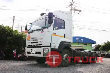 KUM คอร์เปร์เรชั่น จำกัด(สำนักงานใหญ่) ISUZU GXZ รถ10ล้อ หัวลาก สองเพลา ปี2558