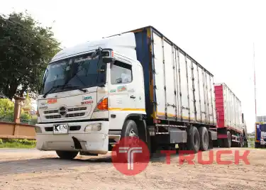 KUM คอร์เปร์เรชั่น จำกัด(สำนักงานใหญ่) HINO QDR 500 รถ10ล้อตู้10บาน แรงม้า220 เพลาเดียว ปี2558
