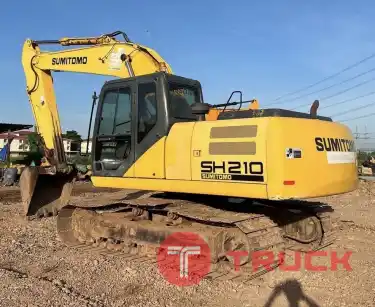 แบคโฮ 8,652 ชั่วโมง แท้ ๆ จากศูนย์ 1,400,000 แห้งกิ๊ป SUMITOMO SH210-5F ภายในสวย แอร์เย็น