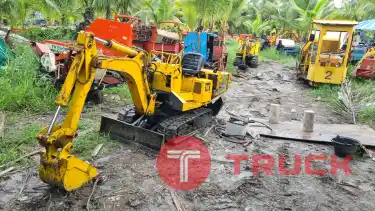 ขาย รถขุด แบคโฮ YANMAR YB400 เครื่องดีเซล 1 สูบ เก่าญี่ปุ่น ขึ้นกระบะ ปิ๊กอัพได้ ราคา 128,000 บาท