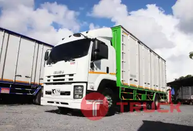 KUM คอร์เปร์เรชั่น จำกัด(สำนักงานใหญ่) ISUZU FTRหกล้อตู้สิบบาน แรงม้า240 ปี2552