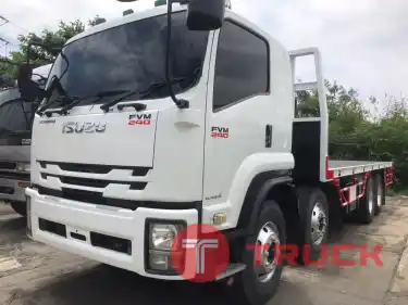 ขายรถ ISUZU อีซูซุ 12 ล้อ พื้นเรียบ กระบะยาว 7.50 เมตร