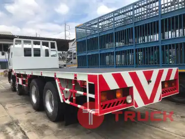 ขายรถ ISUZU อีซูซุ 12 ล้อ พื้นเรียบ กระบะยาว 7.50 เมตร