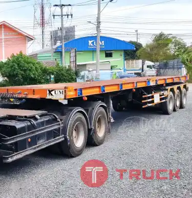 KUM คอร์เปร์เรชั่น จำกัด(สำนักงานใหญ่) หางพื้นเรียบสามเพลา ปี2562 สนใจติดต่อได้ที่ 081-3739793