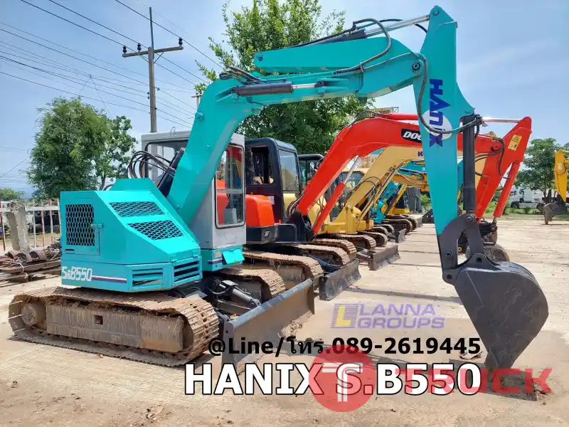 ขายรถขุด5.5ตัน HANIX S.B550 เลขชั่วโมง 3,2xx