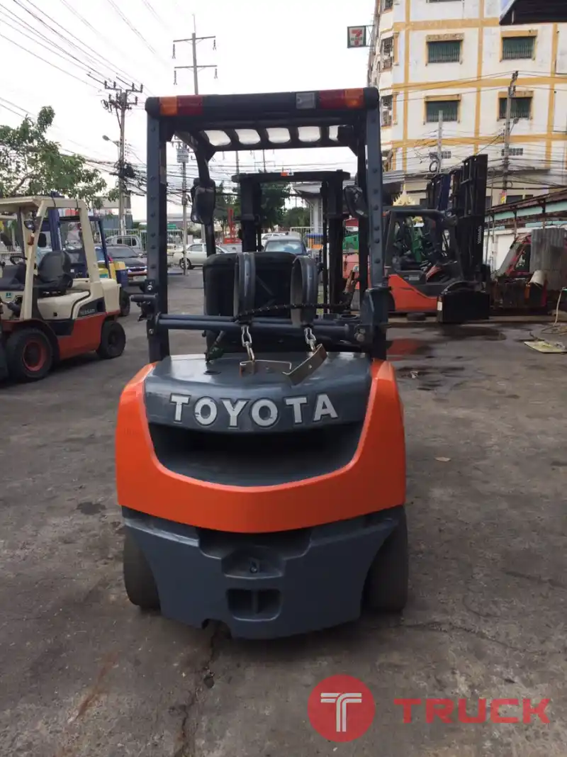 ขายฟอร์คลิฟท์ TOYOTA รุ่น 02-8FG25 ขนาด 2.5 ตัน เกียร์ออโต้ เครื่องเบนซิน เสายกสูง 3 เมตร รถมือสองสภาพดี นำเข้าจากญี่ปุ่น