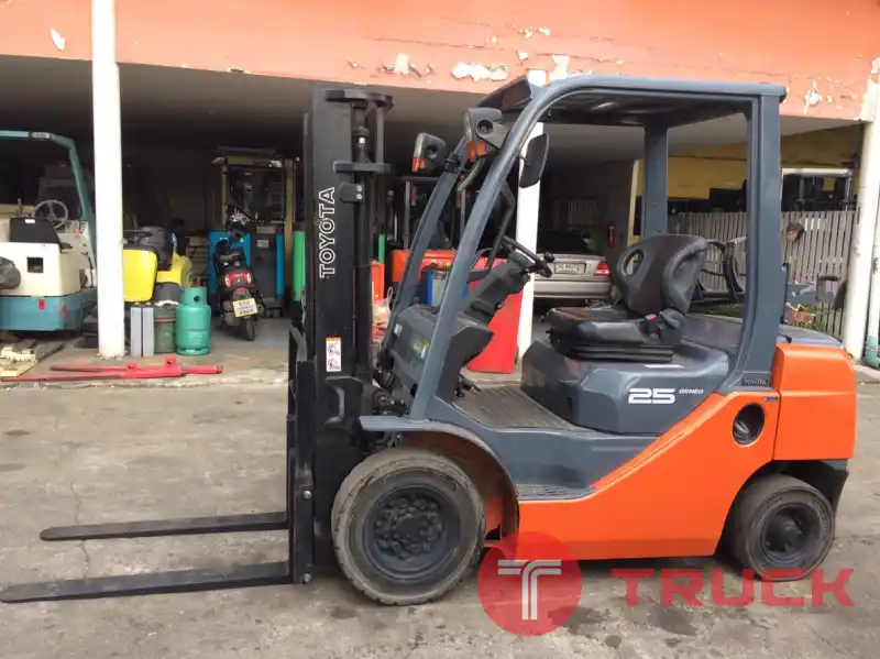 ขายฟอร์คลิฟท์ TOYOTA รุ่น 02-8FG25 ขนาด 2.5 ตัน เสายกสูง 3 เมตร รถสภาพดี นำเข้าเองจากญี่ปุ่น