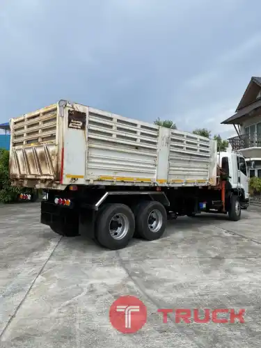 10 ล้อ Isuzu 240 แรงม้า ติดเฮี๊ยบ กระบะดัมพ์ สนใจโทร 081-8132304 เฮียสุเทพ