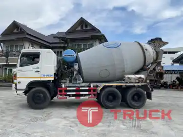 รถโม่ปูน HINO 10 ล้อ รถปี 57 เครื่องยนต์ 330 แรงม้า