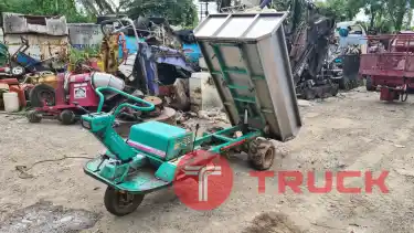 ขาย รถบรรทุกล้อยาง 3 ล้อ KUBOTA ยกดั๊ม กระบะสแตนเลส ไม่เข้าสนิม เบนซิน 4 จังหวะ เก่าญี่ปุ่น