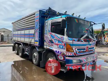 HINO MEGA 212 HP ปี 50 กระบะดั้ม สวยๆพร้อมใช้งาน